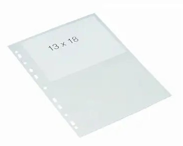 10 stk. Fotolomme Bantex plastik 13x18 - 10 stk pr. pakke