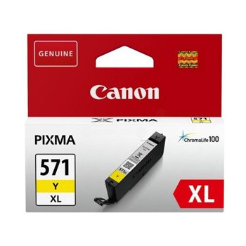 Canon CLI-571, Blækpatron, Gul, 715 sider