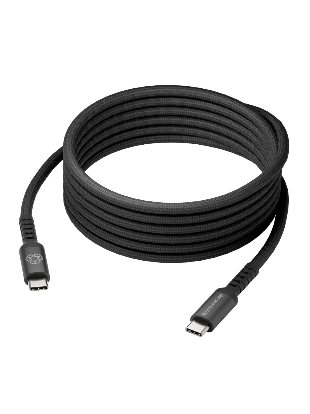 Kabel - Dbramante1928 - re-charge IT - Flettet - 3m USB-C/USB-C 100W - Sort