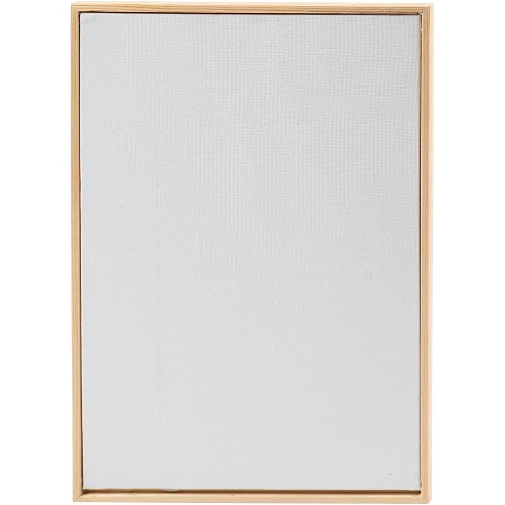 Malerplade med træramme, A4, str. 21x29,7 cm, 280 g, hvid, 1 stk.
