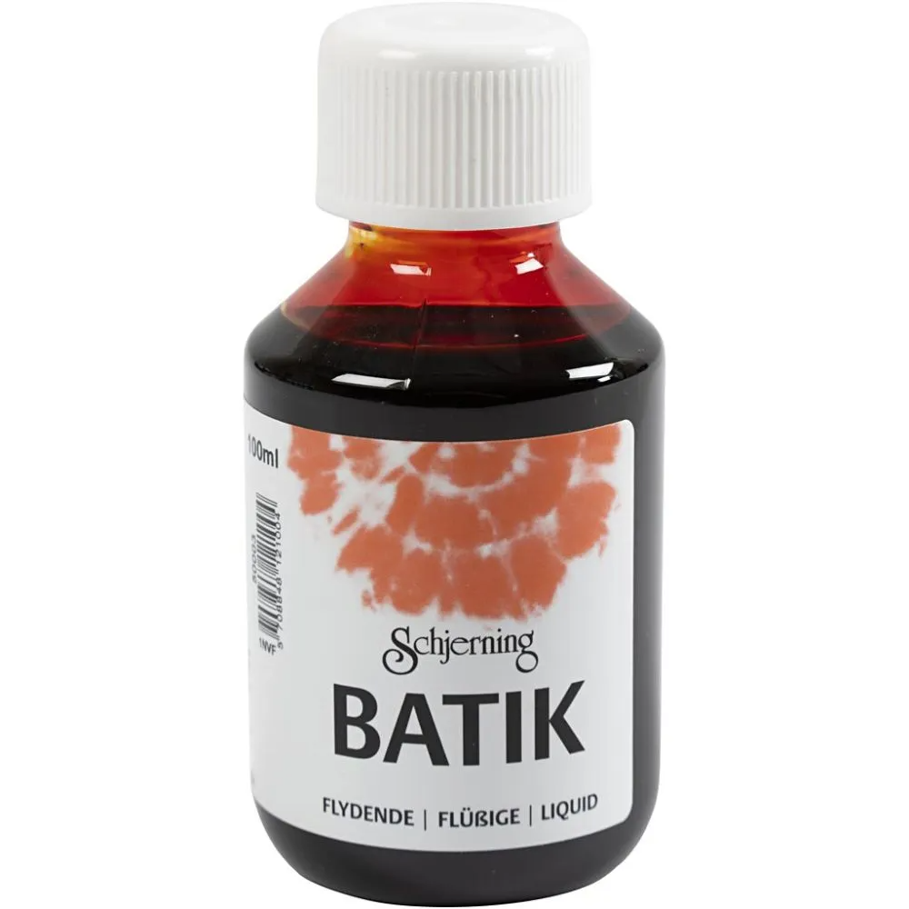 Batikfarve - orange 100ml
