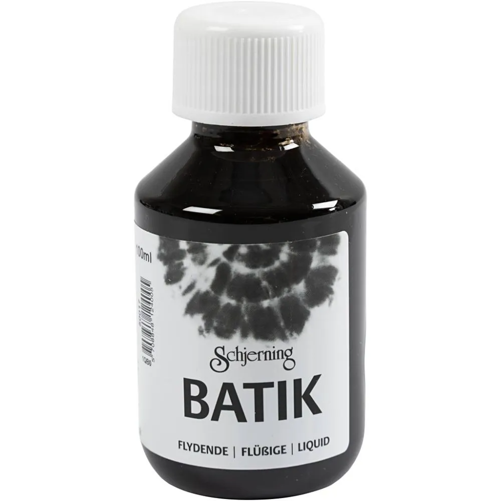 Batikfarve - sort 100ml