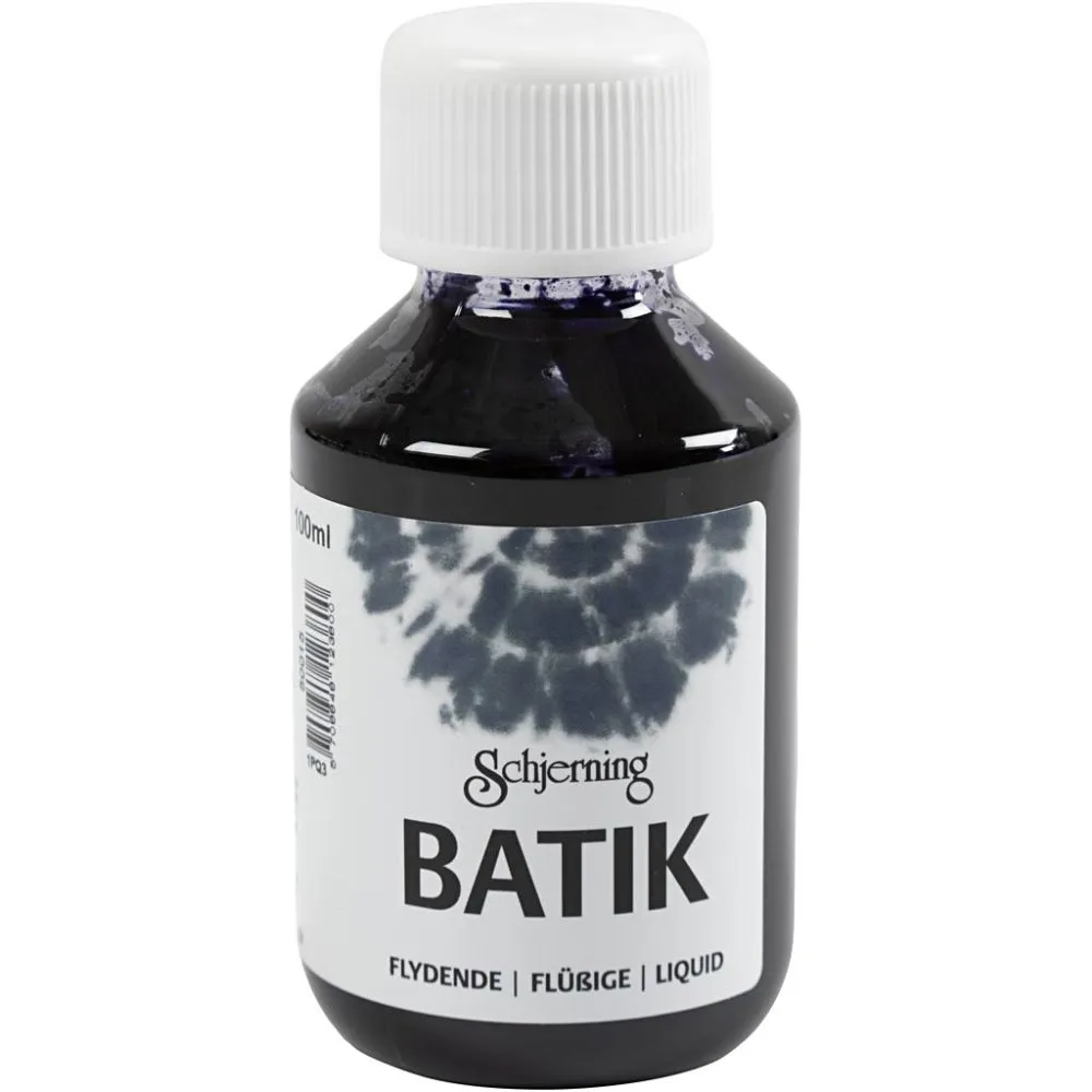 Batikfarve - marineblå 100ml