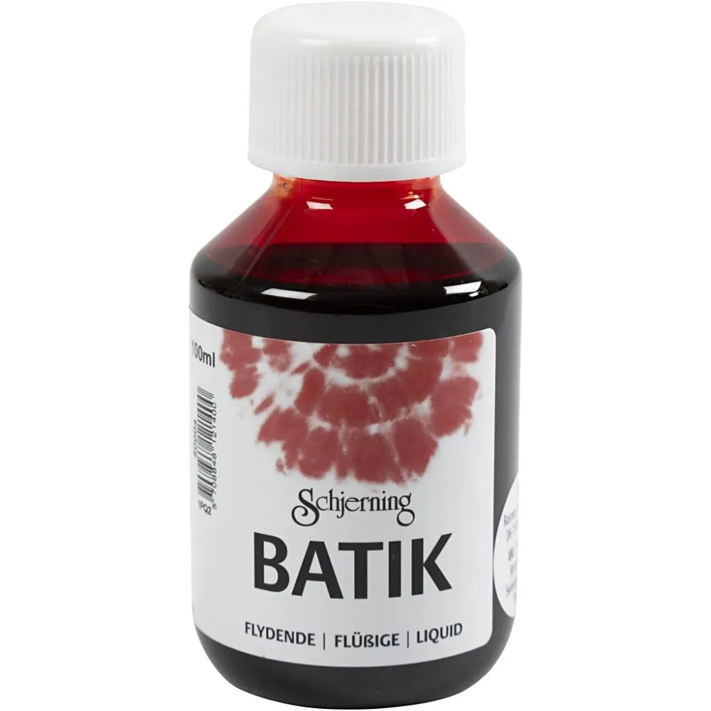 Batikfarve - rød 100ml