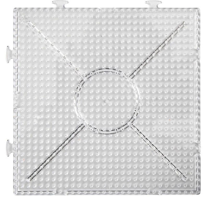 Store perleplader samlekvadrat - str. 15 x 15 cm - 2 stk.