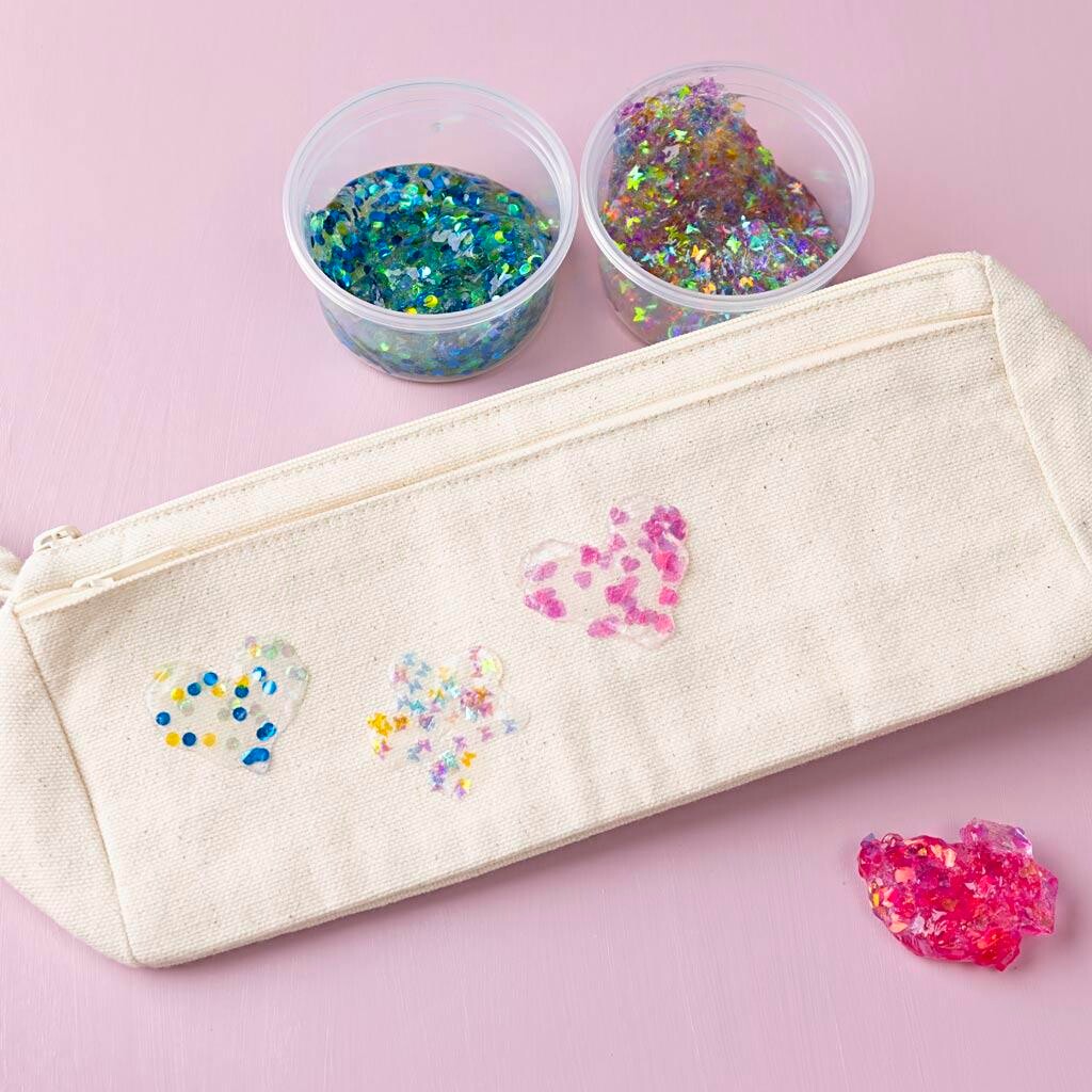 Sequin Clay modelleringsmasse | lilla/pink harmoni | 3x60 g/ 1 pk.