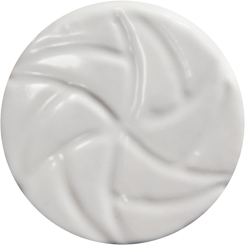 Keramikglasur, 984-1101 °C, dækkende, white, 60 ml/ 1 ds.