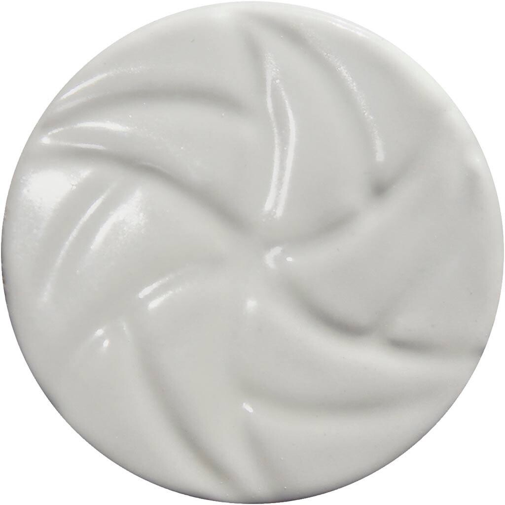 Keramikglasur, 984-1101 °C, dækkende, vanilla, 60 ml/ 1 ds.