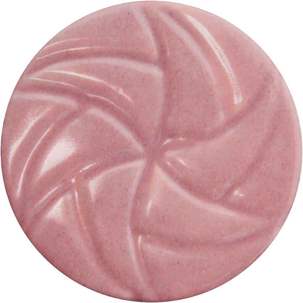 Keramikglasur, 984-1101 °C, dækkende, Coral, 60 ml/ 1 ds.