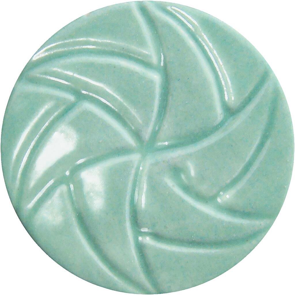 Keramikglasur, 984-1101 °C, dækkende, Paris Green, 60 ml/ 1 ds.