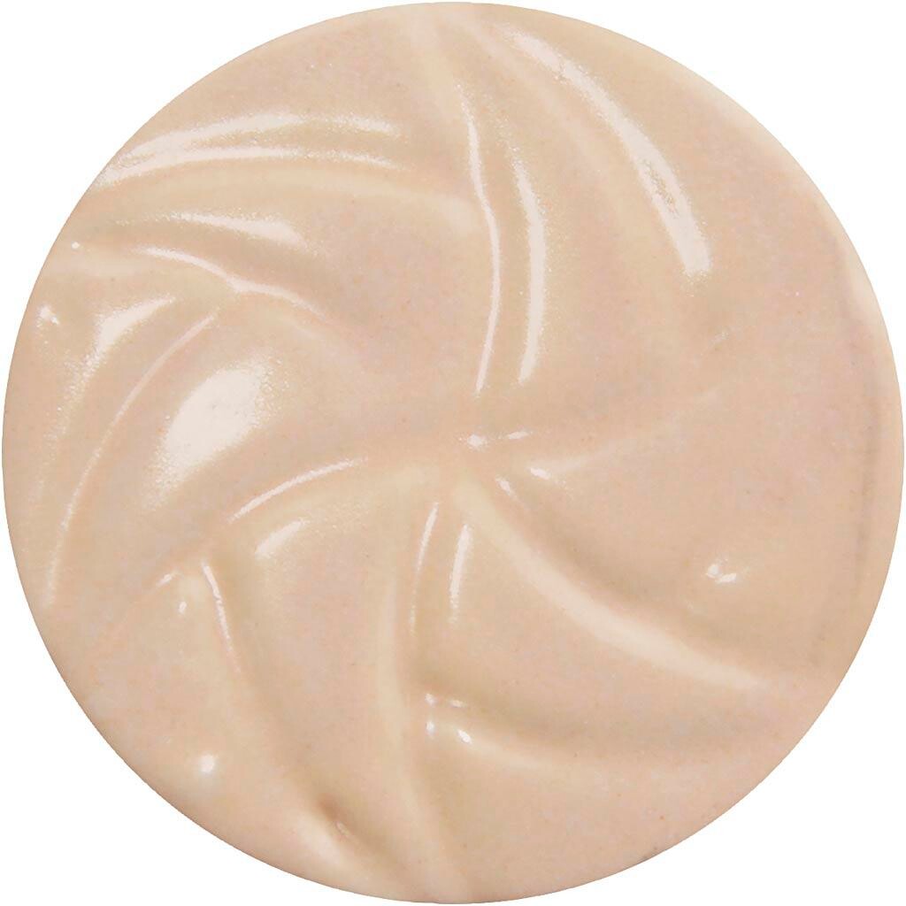 Keramikglasur, 984-1101 °C, dækkende, Apricot, 60 ml/ 1 ds.