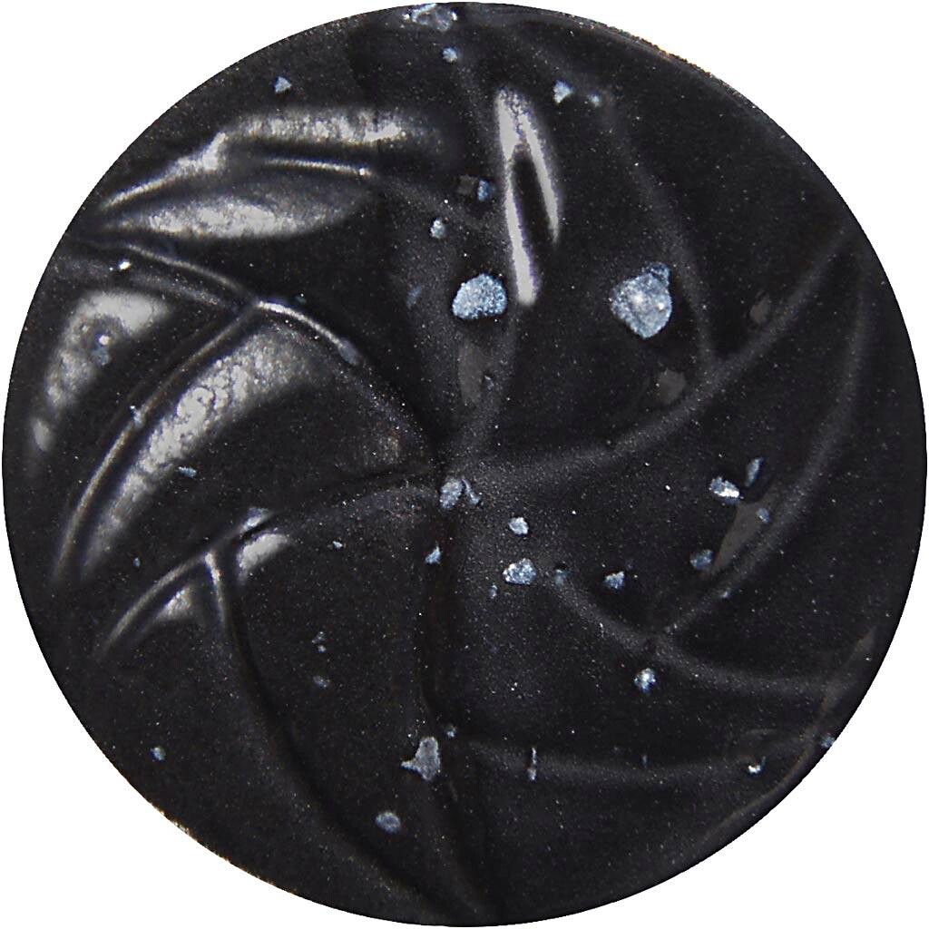 Prikket Keramikglasur, 999-1060 °C, dækkende, Tutto Nero, 60 ml/ 1 ds.