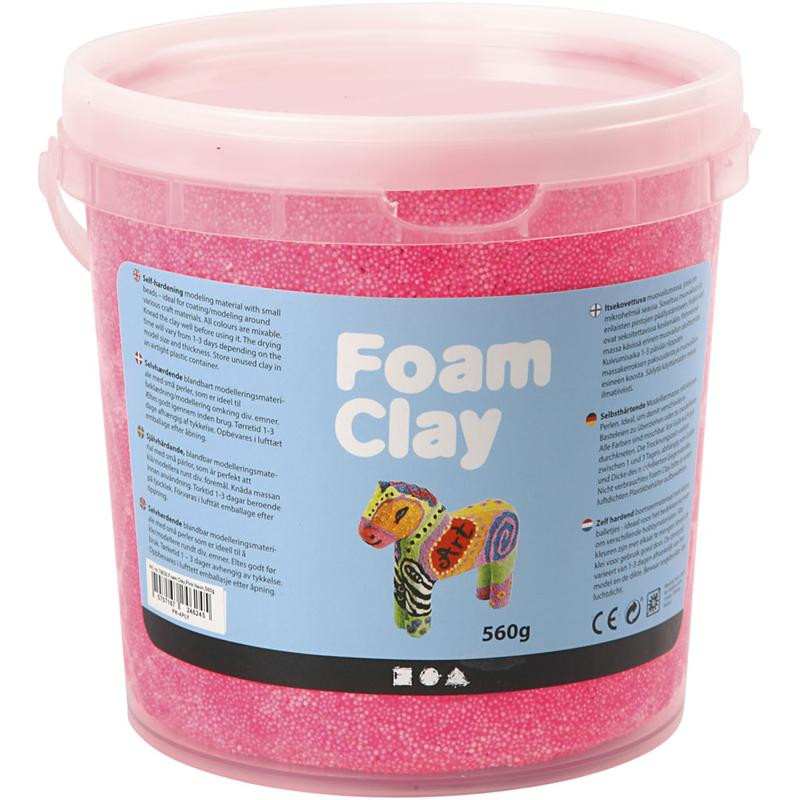 Foam Clay pink neon 560 gram