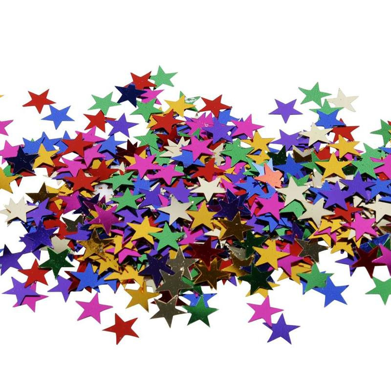 Pailetter stjerner størrelse 10 mm | 250 gram