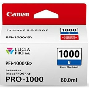 Canon PFI-1000, Blækpatron, Blå, 80 ml