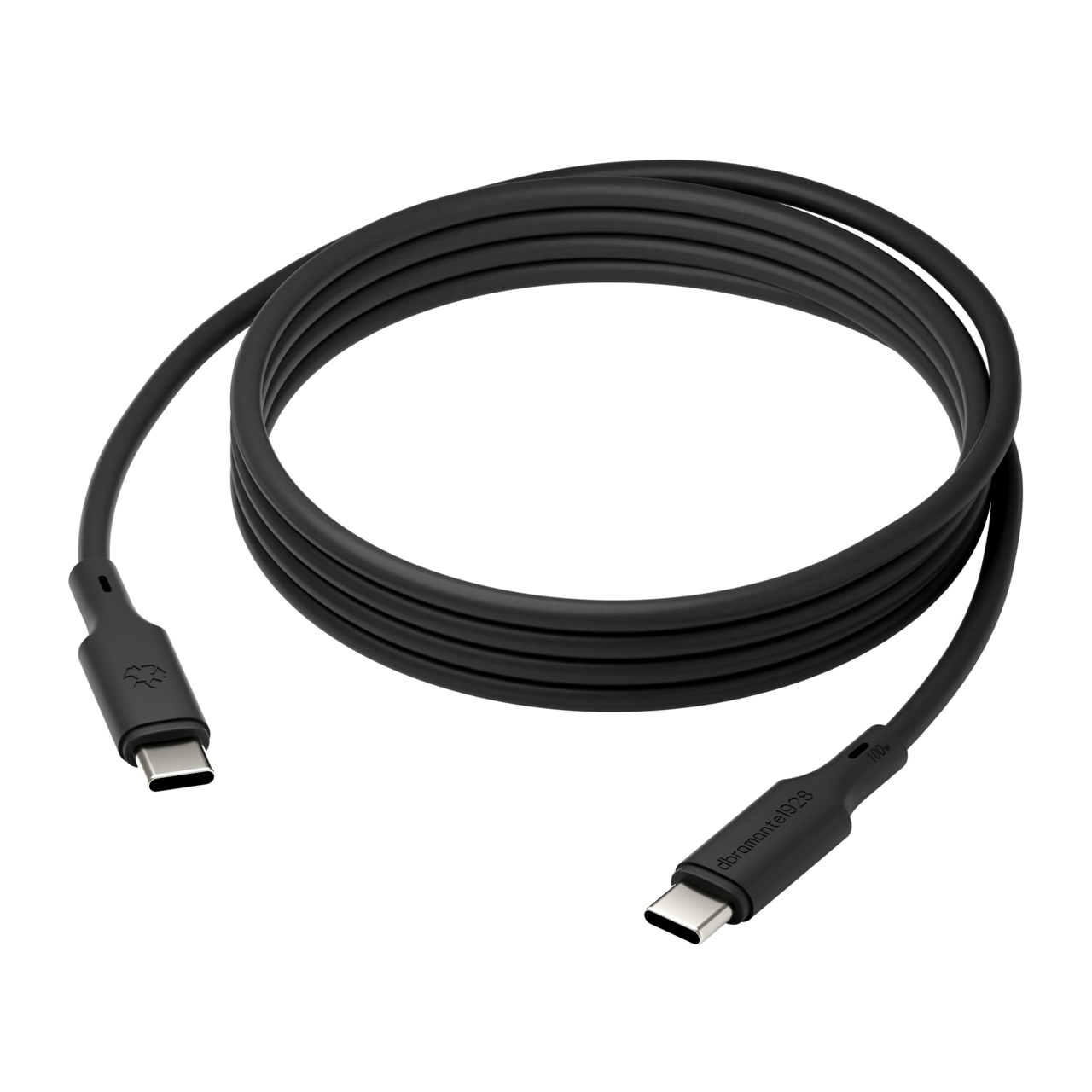 Oplader, Dbramante1928, re-charge, Bulk IT Cable, 2m, USB-C/USB-C, 100W, sort