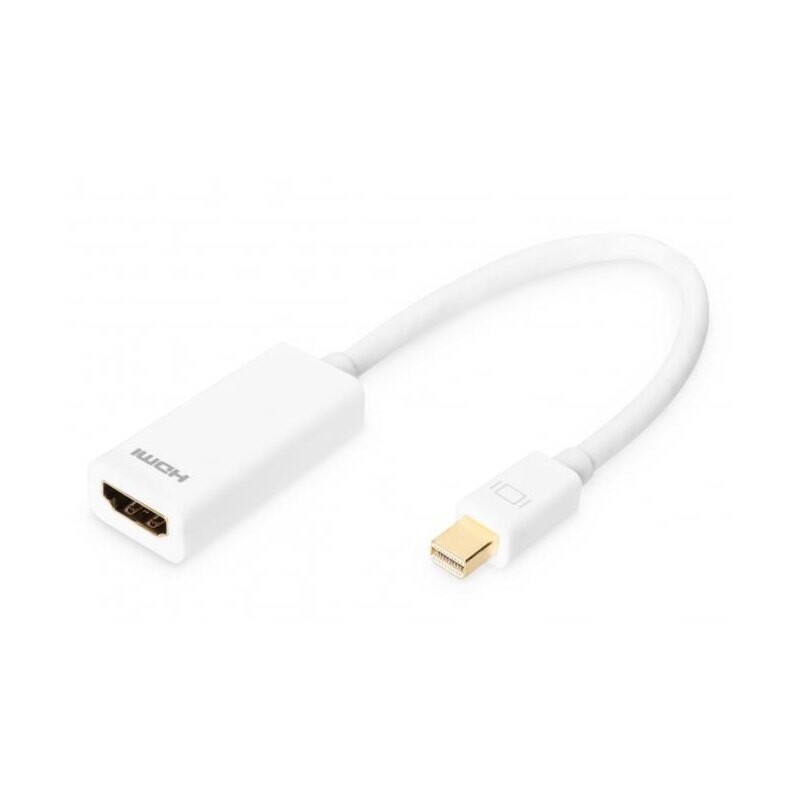 Digitus Mini DisplayPort til HDMI adapter – DP 1.1a / DP++ – hvid