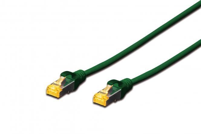 Digitus DIGITUS CAT 6A S-FTP patch cord, Cu, LSZH, 10 m, green