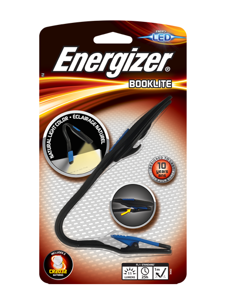 Boglampe - Energizer LED Clip Booklite