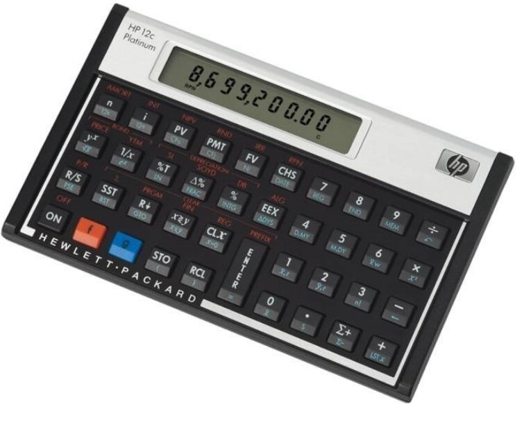 Finansiel lommeregner - HP 12CPL Platinum