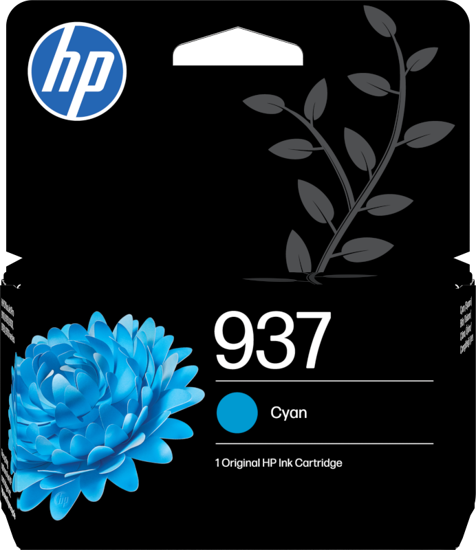 HP 937 Cyan Original Ink Cartridge