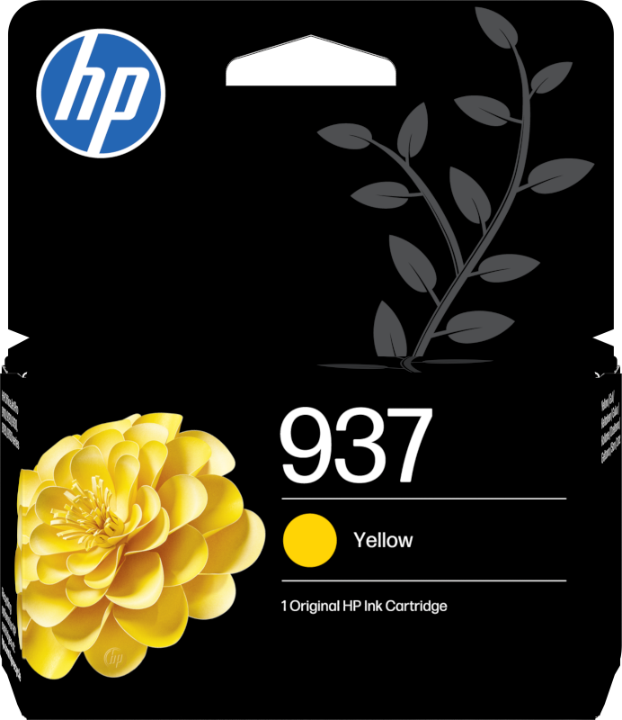 HP 937 Yellow Original Ink Cartridge