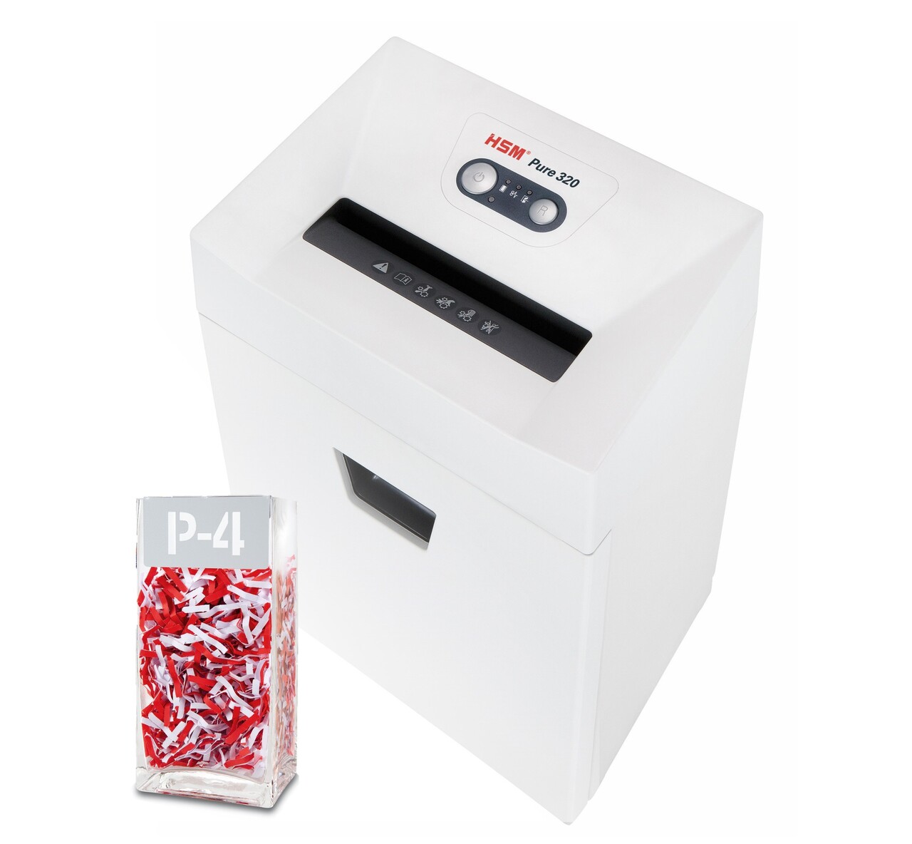 Makulator - HSM Pure 320 konfetti 3,9 x30mm 8-9 ark