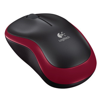 Mus Logitech M185 Wireless Mouse Red