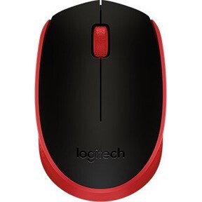 Logitech M171 Wireless Mouse, Red