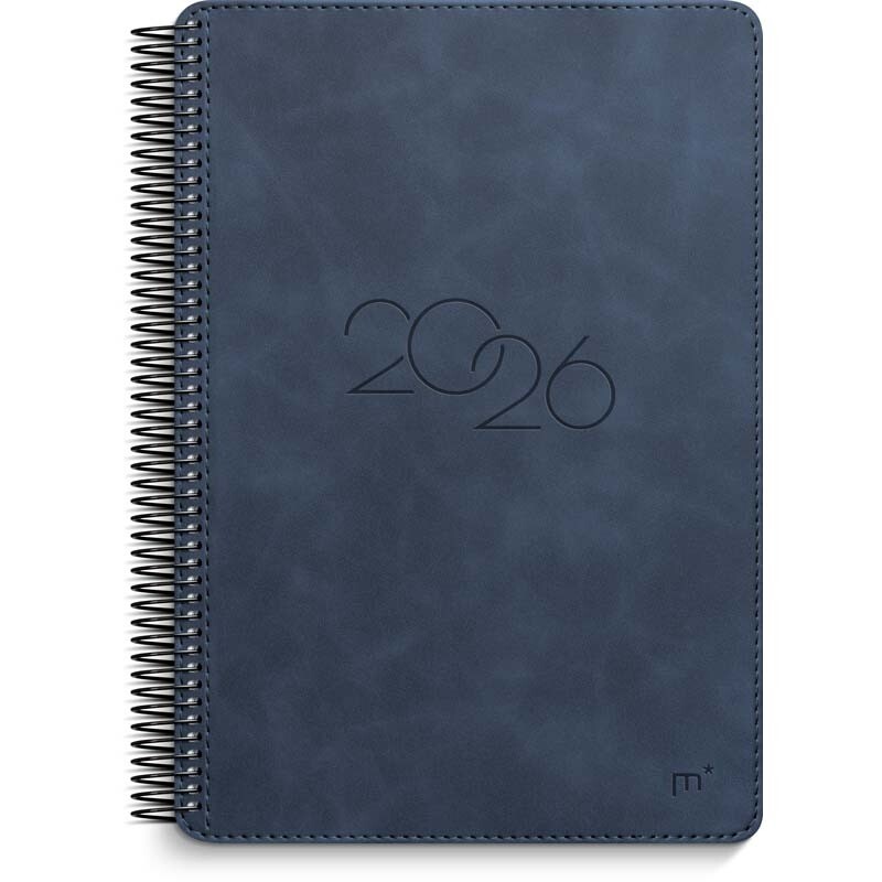 Ugekalender – Diplomat – Spiral – Trend – Blå – 2026