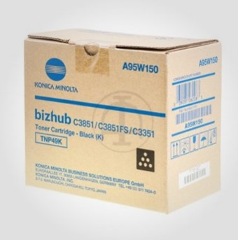 Tonerpatron - Bizhub TNP49K - Sort - 13.000 sider