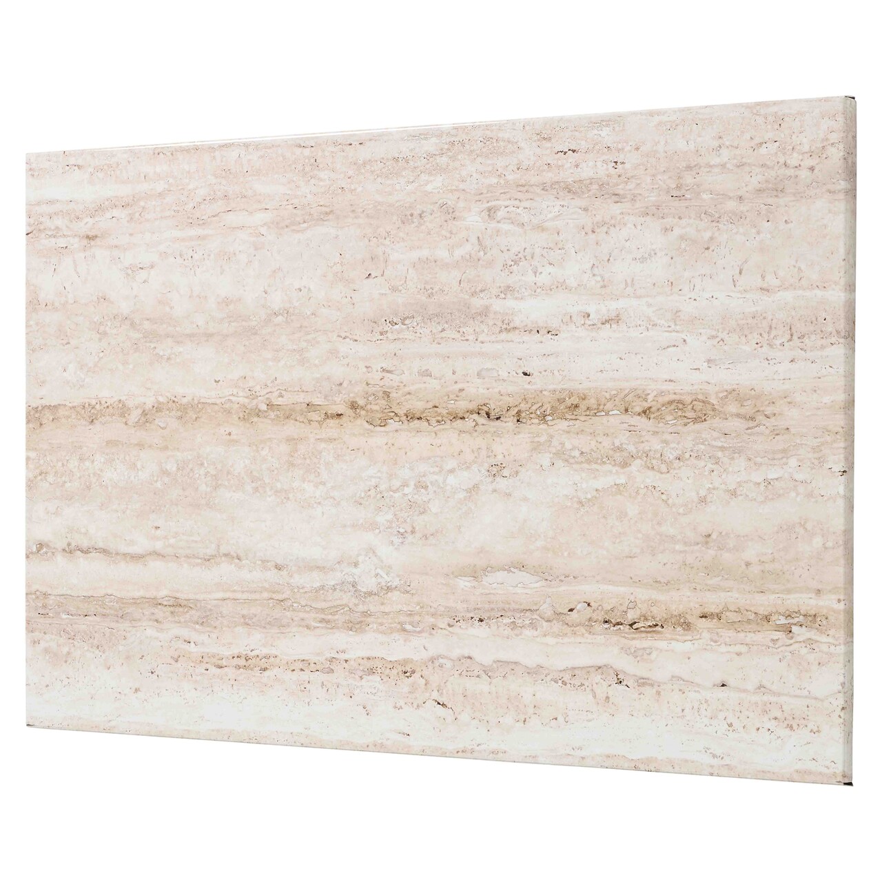 Magnetisk ståltavle - Travertin look - 90 x 60 cm