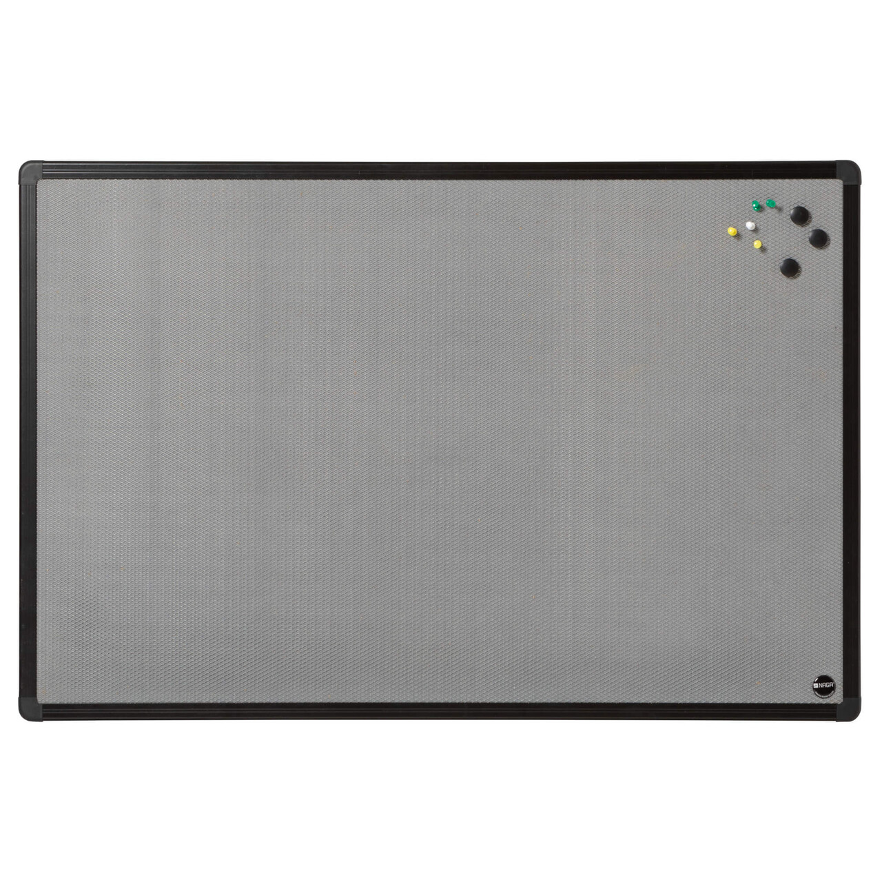 Opslagstavle - Magnetisk Metalnet 90x60cm - Aluminiumramme - inkl. magneter og pins