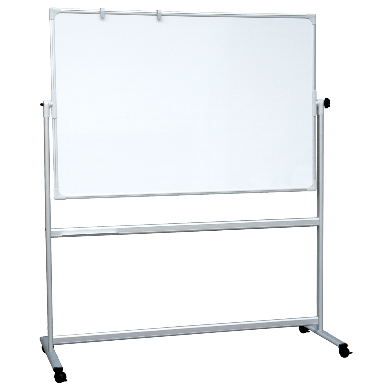 Whiteboard 100 × 200 cm magnetisk dobbeltsidet tavle