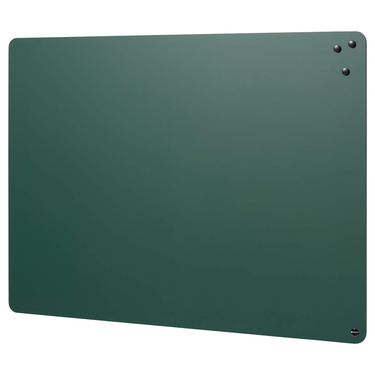 Kridt tavle magnetisk grøn uden ramme - 117x87cm