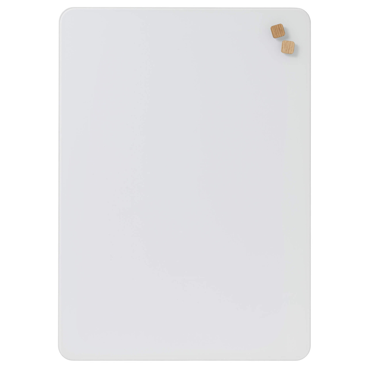 Magnetisk glastavle – hvid – 50 x 70 cm