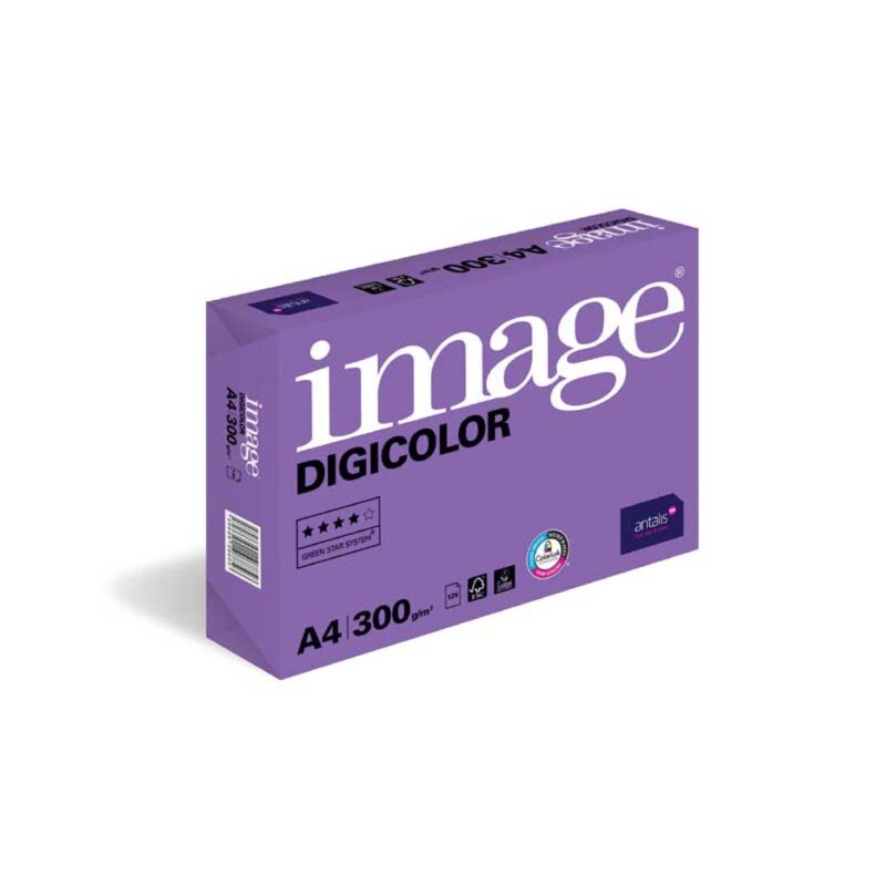 Printer papir Image Digicolor 300g A4 - 125 ark