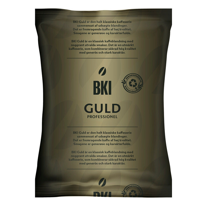 BKI Java Mørk kaffe - mellemristet og formalet - 70 gram - 100 stk