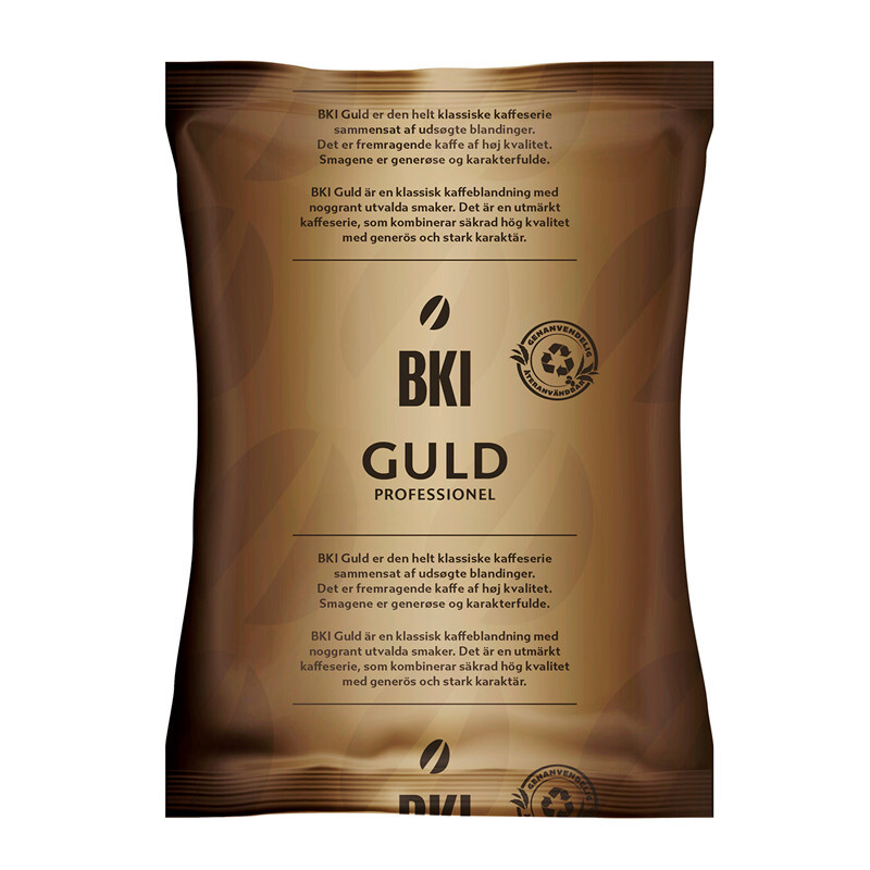 BKI Guld Java kaffe - 55 grams pose - 110 stk