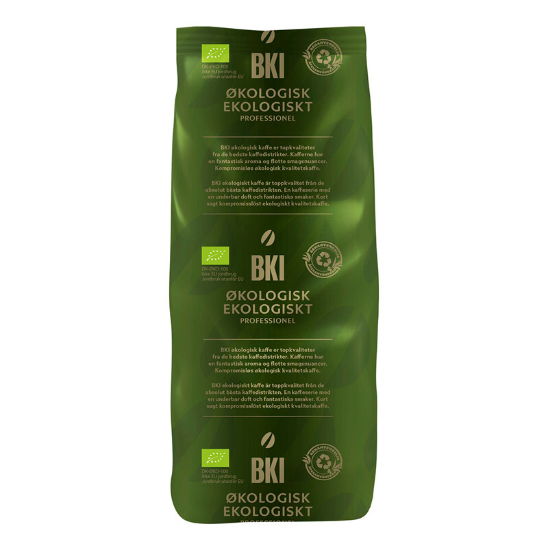 BKI Økologisk kaffe - 500 gram kaffepulver - 16 stk