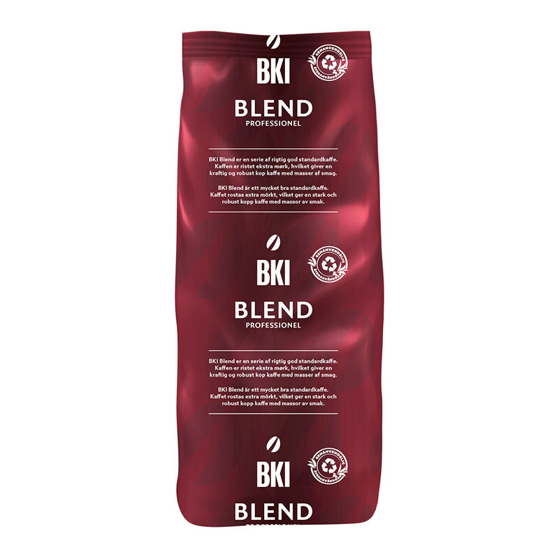 BKI Kaffe Blend 48 - god og kraftig - 500 gram - 16 stk