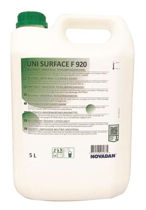 Universalrengøring - Novadan Uni Surface F920 - 5 liter