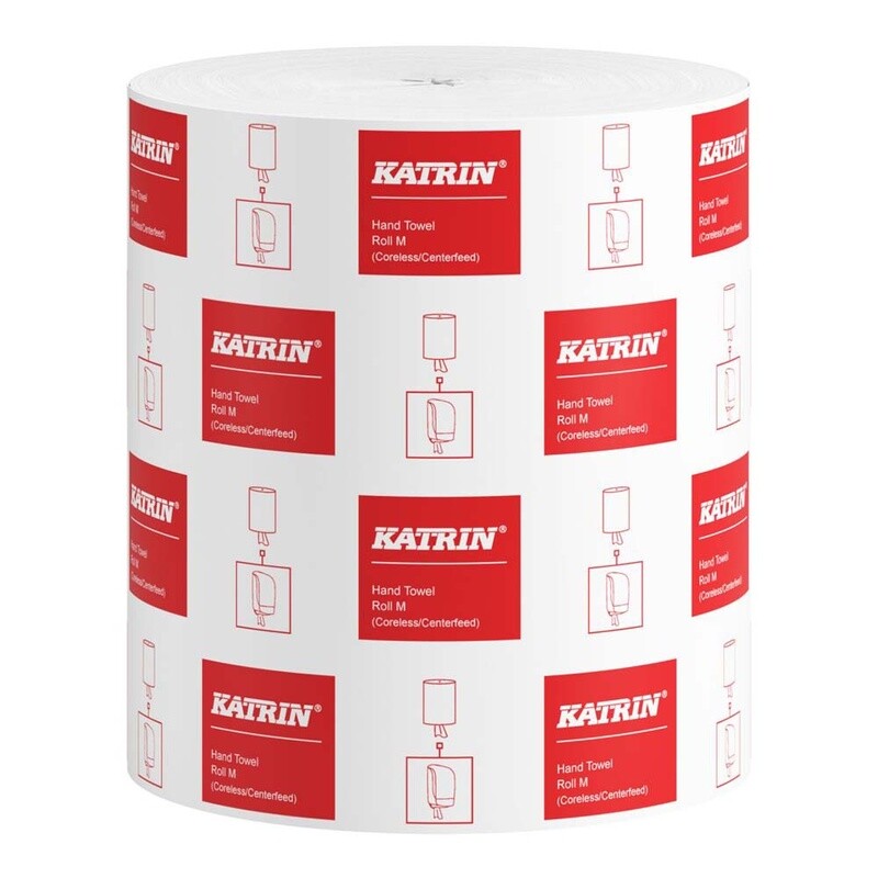 Aftørringspapir, Katrin 448311 Classic M - 6 ruller
