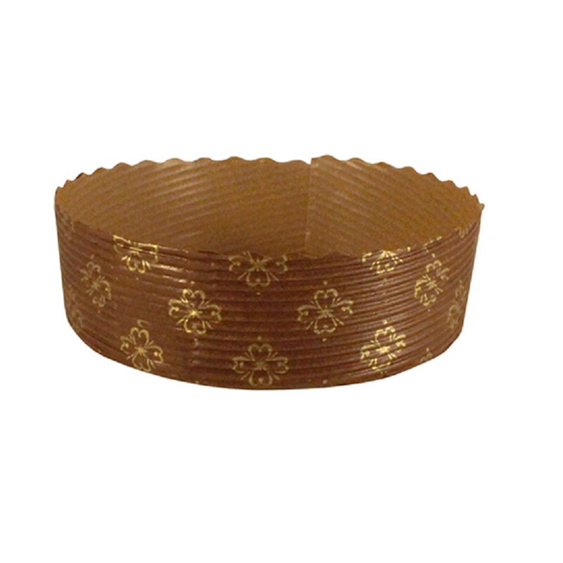 Bagepapform rund diameter 100 x 30 mm - 300 stk.