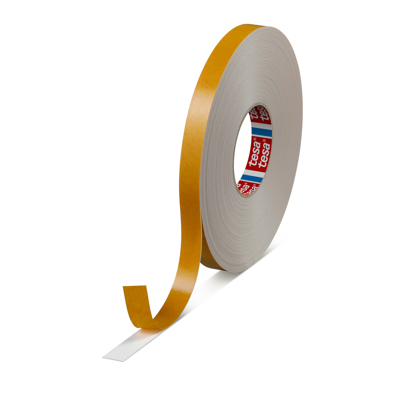 Dobbeltsidet tape tesa hvid 19mmx25m 4957 - 16 stk
