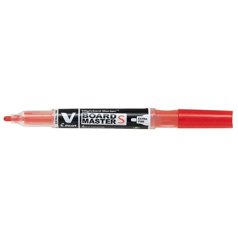 Whiteboardmarker Pilot rød BG SMALL extra fine - 10 stk