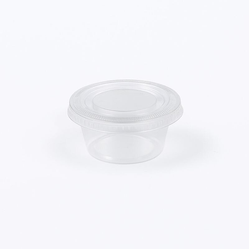 Dressingbæger – Klar – 60 ml – Ø62,5x30 mm – 100 stk