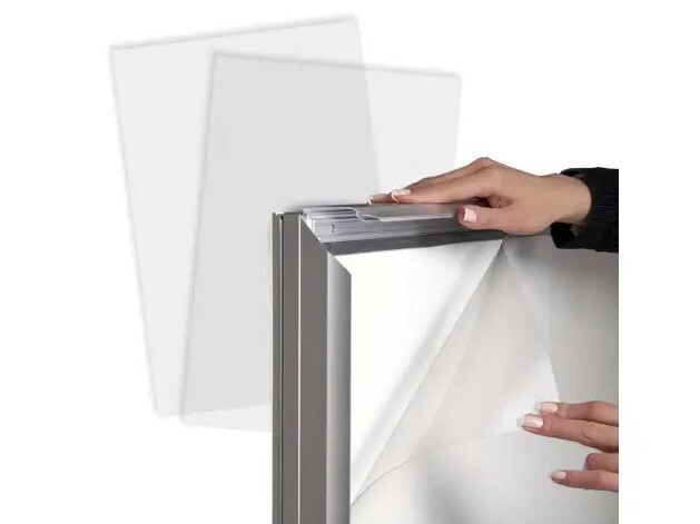 TWIN - Frontplade - Light A - 70x100 cm - PVC Cover - Klar