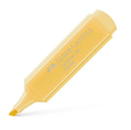 Overstregningstus - Faber castell - 46 Pastel - Gul - 10 stk