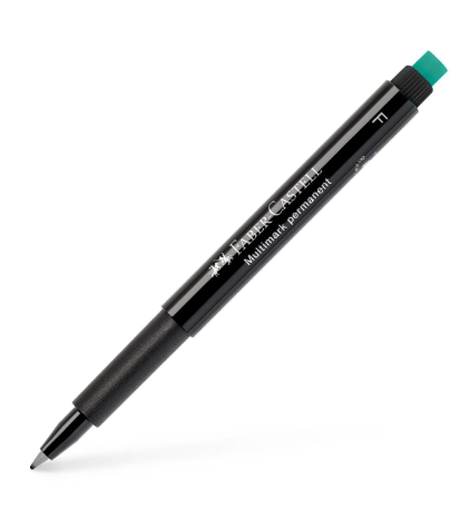 Multimarker perm. - Faber castell - F - Sort
